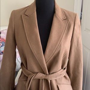 Mango Wool trench